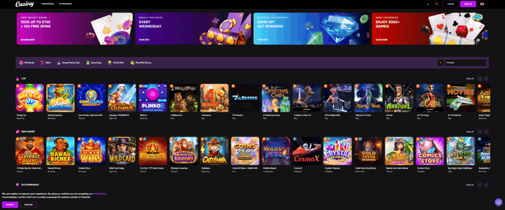 Discover the Exciting World of Gaming at Casiny Casino